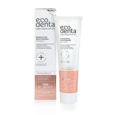 Pasta de dinti cu efect de albire pentru dinti sensibili Omyadent, 100ml, Ecodenta