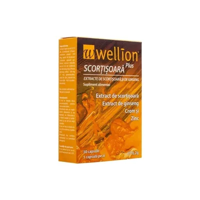 Extract de scortisoara si de ginseng Wellion, 30 capsule, Med Trust