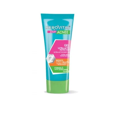 Gel ultra-activ pentru corp Stop Acnee, 50ml, Gerovital