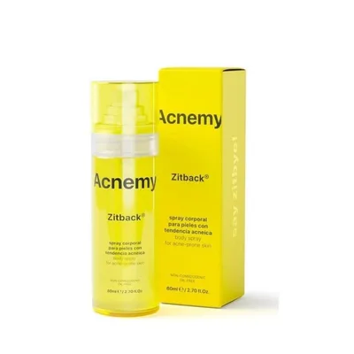 Spray pentru corp pentru pielea predispusa la acnee, Zitback, 80ml, Acnemy