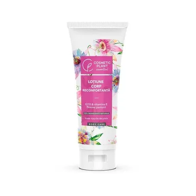 Cosmetic Plant Lotiune corp reconfortanta cu Q10, Vitamina E si floarea pasiunii, 200ml