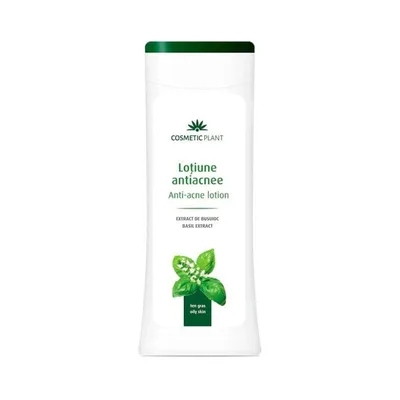 Cosmetic Plant Lotiune antiacnee cu extract de busuioc, 200ml