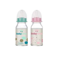 BabyNova Biberon sticla decorat, 240ml