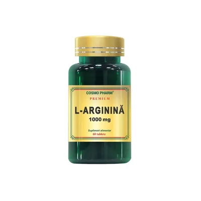 L-arginina 1000mg, 60 tablete, Cosmopharm