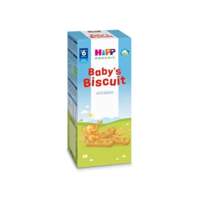 Biscuiti bio pentru bebelusi, de la 6 luni, 150g, HiPP
