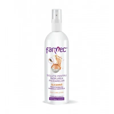 Farmec Solutie pentru ingrijirea picioarelor cu glicerina, 200ml