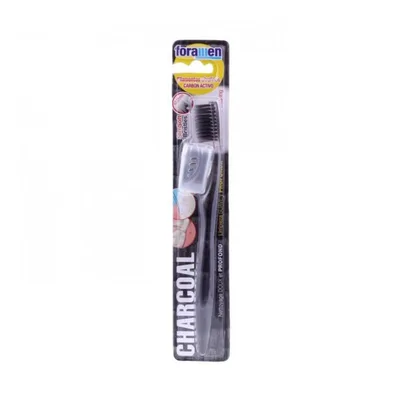 Periuta de dinti cu carbune activ, 1 bucata, Foramen