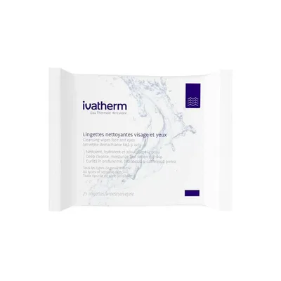 Servetele demachiante pentru fata si ochi, 25 bucati, Ivatherm