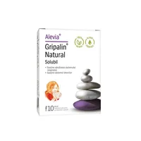 Gripalin natural solubil, 10 plicuri, Alevia