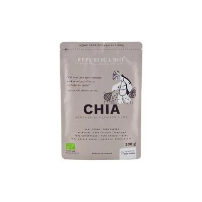 Republica BIO Chia, seminte ecologice pure, 200g