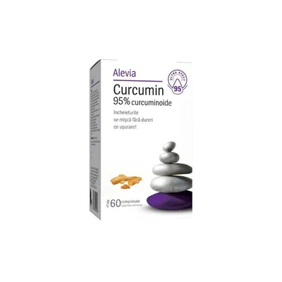 Curcumin 95% curcuminoide, 60 comprimate, Alevia