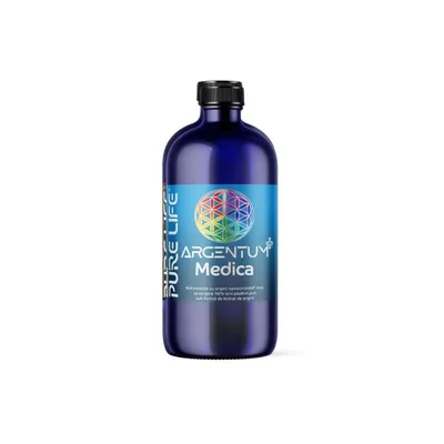 Argint nanocoloidal Argentum+ Medica 49PPM, 480 ml, Pure Life