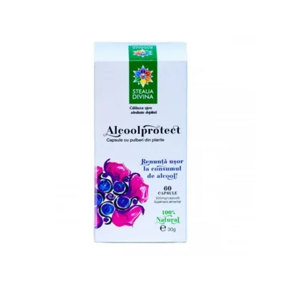 AlcoolProtect, 60 capsule, Steaua Divina