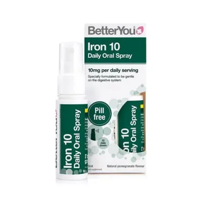 Spray oral cu Fier, 10 mg, 25 ml, BetterYou