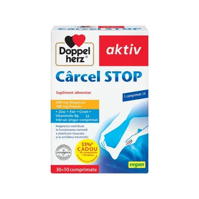 Pachet Aktiv Carcel Stop, 30 + 10 comprimate, Doppelherz