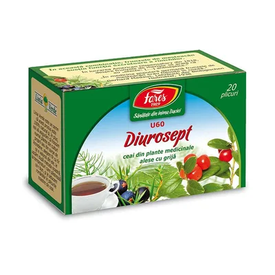 Ceai Diurosept, 20 pliculete, Fares