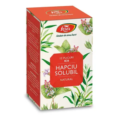 Hapciu Raceala si Gripa solubil, 12 plicuri, Fares