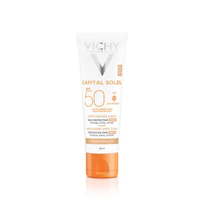 Crema colorata cu protectie solara pentru fata SPF50+ Capital Soleil, 50ml, Vichy