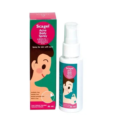 Spray pentru acneea de pe corp, spate si piept, 30 ml, Scagel