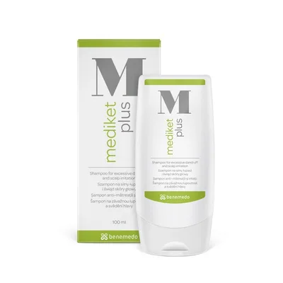 Sampon dermatologic anti–matreata si iritatii Mediket Plus, 100ml, Benemedo