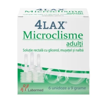 Microclisme adulti 4Lax, Labormed | 6 unidoze x 9 g