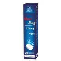 MaxiMag, 375mg, 20 plicuri, Zdrovit