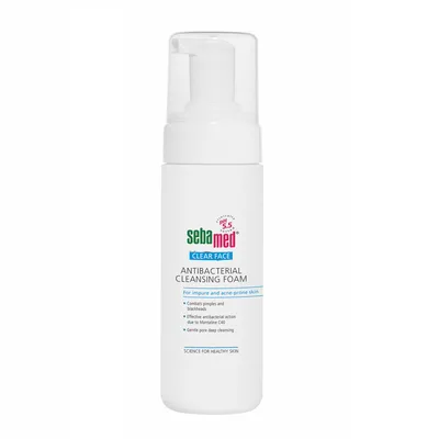 Spuma dermatologica antibacteriana de curatare Clear Face, 150 ml, Sebamed