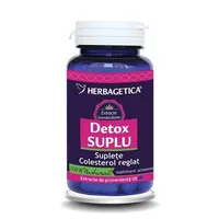 Detox Suplu, 120 capsule, Herbagetica