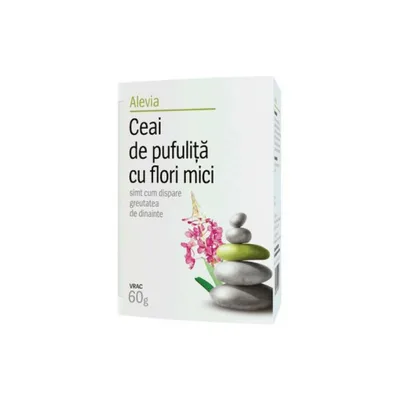 Ceai de pufulita cu flori mici, 50 g, Alevia