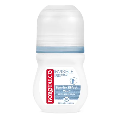 Deodorant roll-on Fresh Invisible, 50 ml, Borotalco