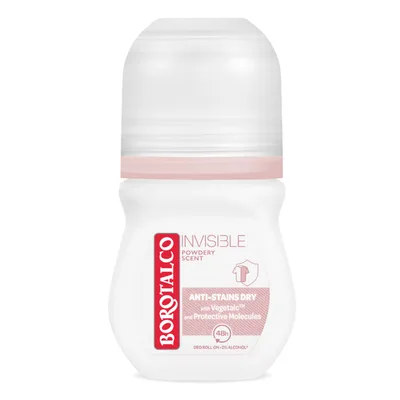 Deodorant Roll-on Invisible Pink, 50 ml, Borotalco