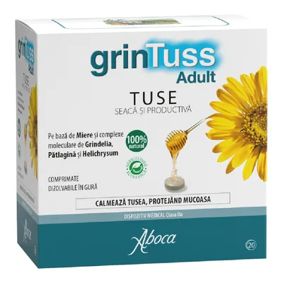 Grintuss Adult, 20 comprimate, Aboca