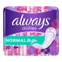 Absorbante Dailies Normal To Go, 20 bucati, Always