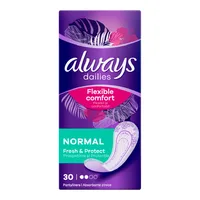 Absorbante zilnice Dailies Normal Fresh & Protect, 30 bucati, Always