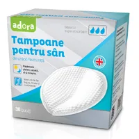 Tampoane pentru san, 30 bucati, Adora