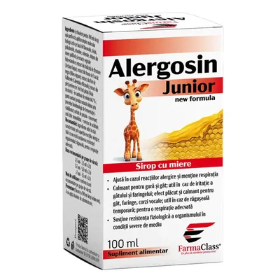 Sirop Alergosin Junior, 100ml, Steaua Divina