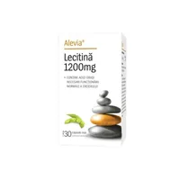 Lecitina 1200mg, 60 capsule, Alevia