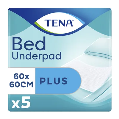 Protectie pentru pat Bed Plus, 60x60 cm, 5 bucati, Tena