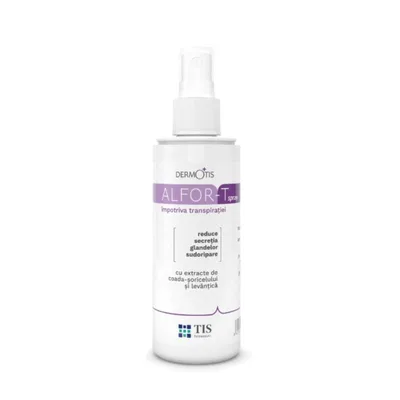 Alfor-T spray impotriva transpiratiei, 110ml, Tis Farmaceutic