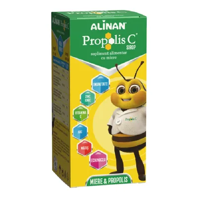 Sirop Alinan Propolis C, 100ml, Fiterman