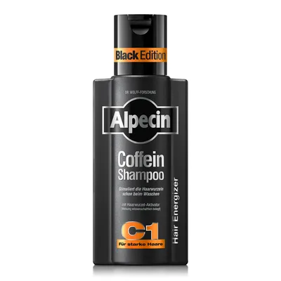 Sampon cu cafeina Black Edition, 250 ml, Alpecin