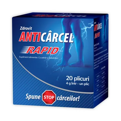 Anticarcel Rapid, 20 plicuri, Zdrovit