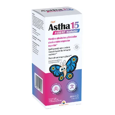 Sirop Astha 15 Forte, 200ml, Sun Wave Pharma