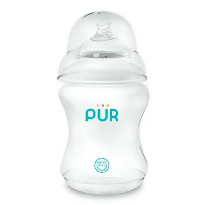 Biberon cu gura larga Comfort, 150ml, PUR