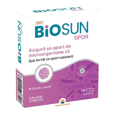 BioSun Spor probiotic, 15 capsule, Sun Wave Pharma