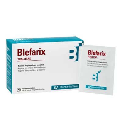 Servetele sterile pentru pleoape Blefarix, 20 bucati, Laboratorios Vinas