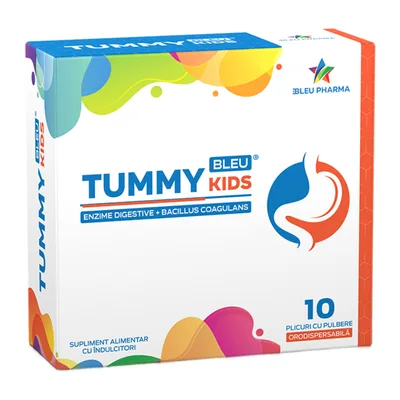 Tummy Bleu Kids, 10 plicuri - Bleu Pharma