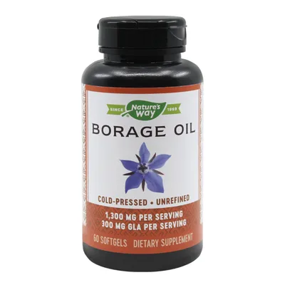 Borage Oil 1300mg EfaGold Nature's Way, 60 capsule, Secom