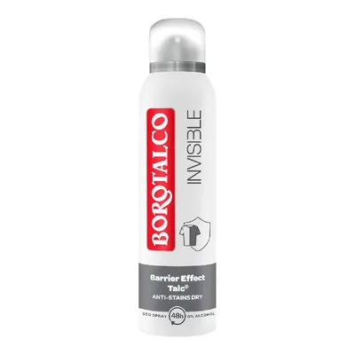 Deodorant spray antiperspirant Invisible Dry, 150 ml, Borotalco