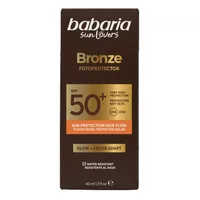 Fluid pentru fata cu protectie solara SPF 50+ UVA&UVB Bronze Fotoprotector, 40 ml, Babaria